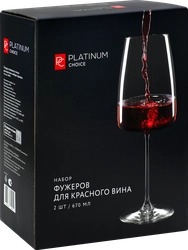 Набор бокалов для красного вина PLATINUM CHOICE 670мл, Арт. 65986, 2шт