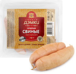 Изображение товара Сардельки ЗОЛОТО ДЭМКИ Свиные, 360г