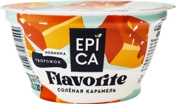 Десерт творожный EPICA Flavorite Соленая карамель 7,6%, без змж, 130г