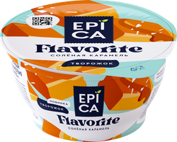 Десерт творожный EPICA Flavorite Соленая карамель 7,6%, без змж, 130г