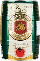 Пиво светлое ZAHRINGER Premium фильтр. паст. алк.4,8% ж/б