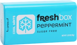 Драже освежающие FRESHBOX Ледяная мята, без сахара, 35г