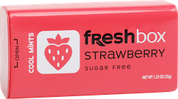 Драже освежающие FRESHBOX Клубника, без сахара, 35г