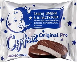 Суфле молочное ЗАВОД ИМЕНИ ПАСТУХОВА Original с ванилью в молочном бельгийском шоколаде, без змж, 30г