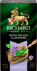 Изображение товара Напиток чайный RICHARD Royal Melissa&Lavender Good Night's Sleep фруктово-травяной, 25пак