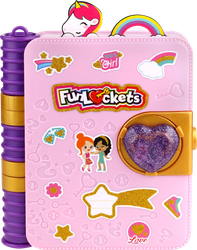 Изображение товара Дневник FUNLOCKETS Shiny с секретами, 16х19х5см, 30+ сюрпризов, Арт. Т23929