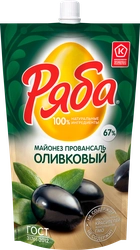 Майонез РЯБА Провансаль Оливковый 67%, 330г