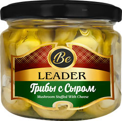 Изображение товара Шампиньоны фаршированные LEADER с сыром, 290г