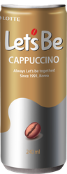 Изображение товара Напиток кофейный LOTTE Let's Be Cappuccino, 0.24L