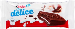 Пирожное бисквитное KINDER Delice с молочной начинкой, 39г