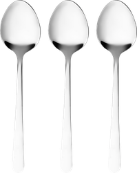 Изображение товара Ложка столовая HOMECLUB Piemont, нержавеющая сталь, 3шт