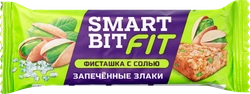 Батончик SMARTBIT FIT Запеченные злаки Фисташка с солью, 45г