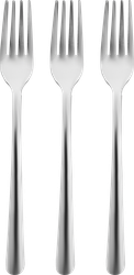 Изображение товара Вилка столовая HOMECLUB Piemont, нержавеющая сталь, 3шт