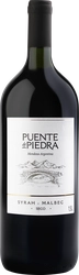 Вино PUENTE DE PIEDRA Syrah-Malbec ординарное красное сухое, 1.5л