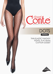 Изображение товара Колготки женские CONTE Fantasy Dots 20 den nero 4, Арт. 14С-48СП