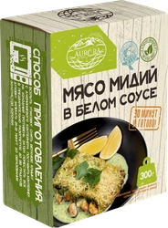 Мясо мидий AURORA в белом соусе, 300г