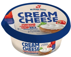 Сыр мягкий MLEKARA SABAC Сливочный Cream Cheese 60%, без змж, 100г