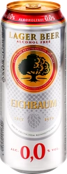 Пиво безалкогольное EICHBAUM Lager Alkoholfrei светлое пастеризованное фильтрованное ж\б