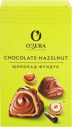 Конфеты вафельные O'ZERA с ореховой начинкой в молочном шоколаде, 150г