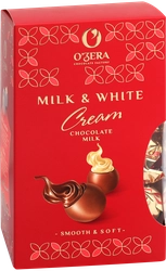 Конфеты шоколадные O'ZERA Milk&White cream, 200г