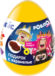 Карамель леденцовая MAGIC EGG Роблоксеры, с подарком, со вкусом колы, 10г