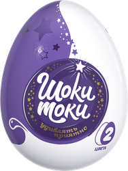 Изображение товара Яйцо шоколадное ШОКИ-ТОКИ Роблоксеры с сюрпризом, из молочного шоколада и белой глазури, 20г