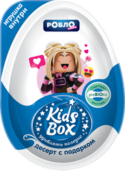 Десерт KIDSBOX Роблоксеры, с подарком, 20г