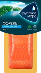 Форель слабосоленая РУССКОЕ МОРЕ филе-кусок, 200г