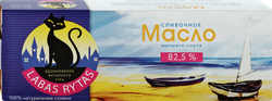 Масло сливочное LABAS RYTAS Традиционное 82,5%, без змж, 380г