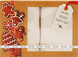 Изображение товара Набор кухонных полотенец CLEANELLY BASIC 50х60см, Арт. КНЦ-2459-2455-5838/5839, 2шт