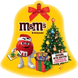 Набор подарочный M&M'S & FRIENDS Колокольчик, 168г