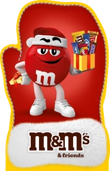 Набор подарочный M&M'S & FRIENDS Варежка, 167г