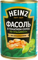 Фасоль белая HEINZ По-итальянски, в томатном соусе, 400г