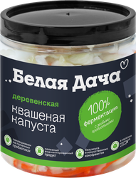 Изображение товара Капуста квашеная БЕЛАЯ ДАЧА Деревенская, 450г
