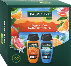 Набор подарочный PALMOLIVE Men Восстанавливающий Цитрусовый заряд