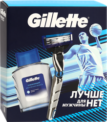 Набор подарочный GILLETTE Mach3 Turbo 3D Бритва+Лосьон после бритья Arctic Ice, 50мл