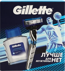 Набор подарочный GILLETTE Mach3 Turbo 3D Бритва+Лосьон после бритья Arctic Ice, 50мл