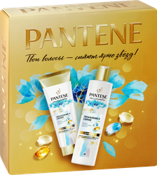 Набор подарочный женский PANTENE Шампунь для волос Pro-V Miracles, 250мл+Бальзам для волос Hydra, 160мл