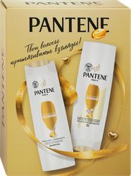 Набор подарочный женский PANTENE Шампунь для волос Интенсивное восстановление, 250мл+Бальзам-ополаскиватель, 200мл