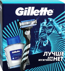 Набор подарочный GILLETTE Mach3 Бритва с 1 сменной кассетой+Лосьон после  бритья GILLETTE Arctic Ice, 50мл