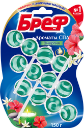 Изображение товара Туалетный блок БРЕФ Ароматы СПА Роскошь 150г, 3шт