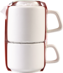 Набор чайный HOMECLUB Tea Time, 2 предмета, керамика, Арт. KS8524013