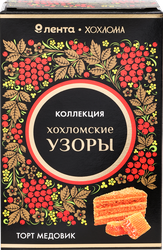 Изображение товара Торт ЛЕНТА Медовик Русские узоры Хохлома, 360г