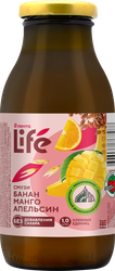 Изображение товара Смузи ЛЕНТА LIFE Банан, манго, апельсин, 0.3л