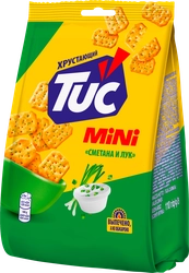 Крекер TUC Снек Мини со вкусом сметаны и лука, 110г