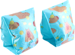 Изображение товара Нарукавники для плавания надувные ACTIWELL AQUA Капибара 23х15см, Арт. KPBR4