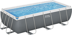 Бассейн каркасный BESTWAY 404x201x100см 6478л, с фильтром-насосом и лестницей, Арт. 56441