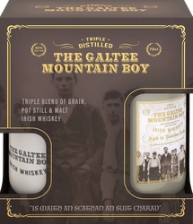 Виски THE GALTEE MOUNTAIN BOY Ирландский купажированный 40% с керамической кружкой, п/у, 0.7л