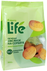 Печенье овсяное ЛЕНТА LIFE на сорбите, 300г