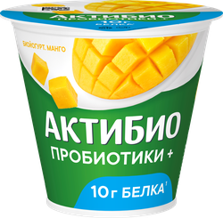 Изображение товара Йогурт АКТИБИО с манго 3%, без змж, 220г